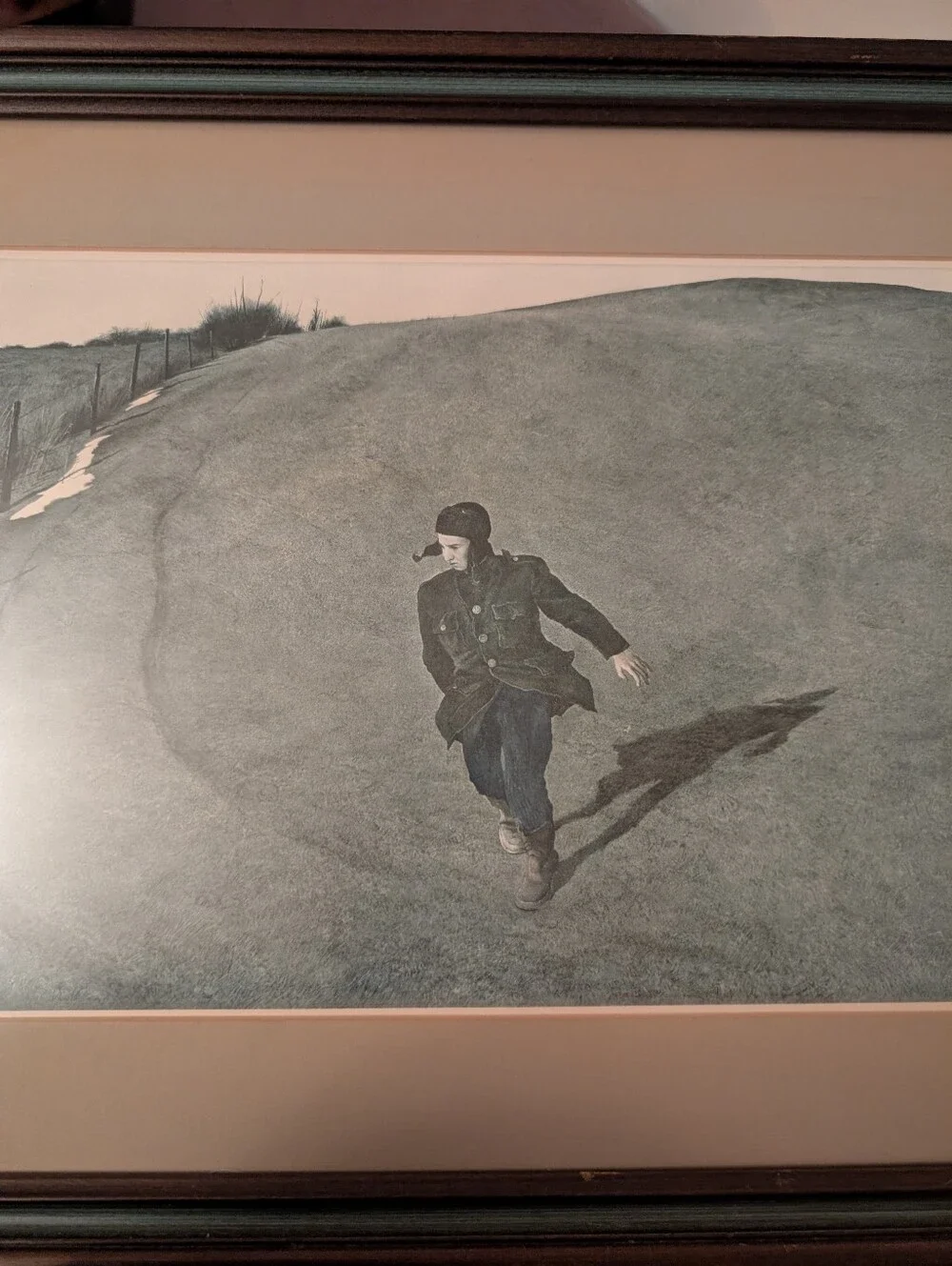 Andrew Wyeth framed print. Andrew Wyeth: Winter 20x15 Framed Art Print